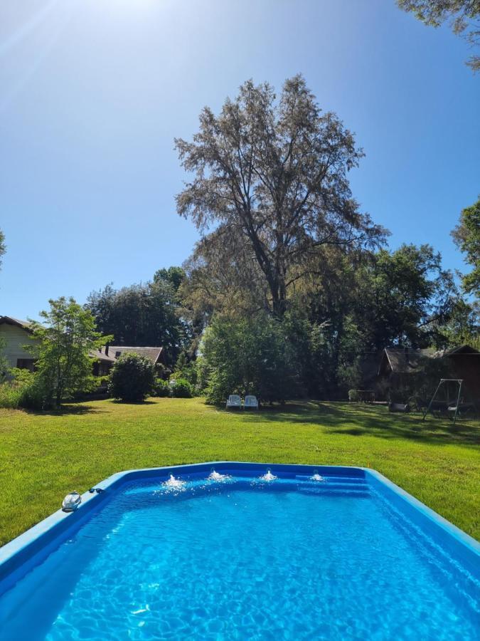 La Casa Del Arbol Villarrica Cabanas-Piscina-Tinajas Exterior foto