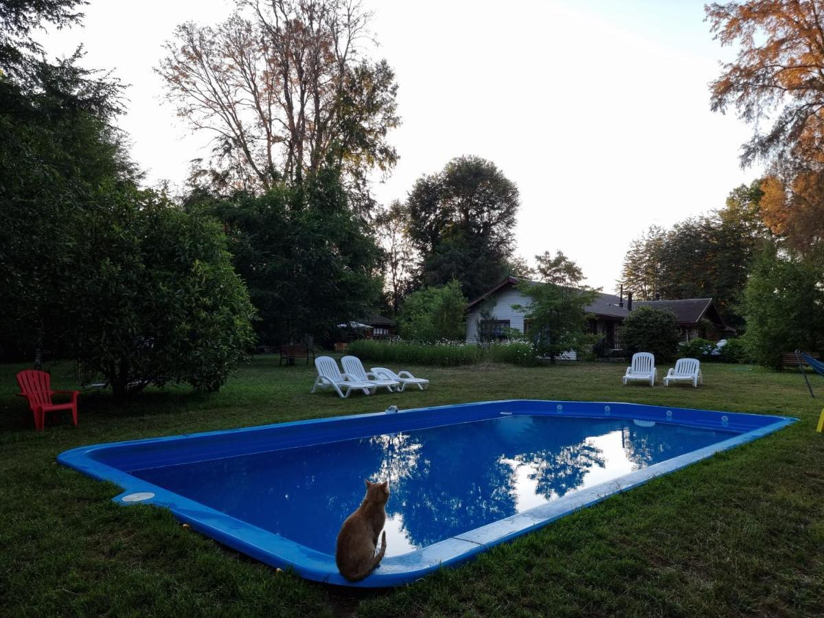 La Casa Del Arbol Villarrica Cabanas-Piscina-Tinajas Exterior foto